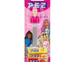 Dispenser Barbie Purple Hair – Meyve Aromalı Şekerleme Makinesi ve Şekerleme Yedekleri