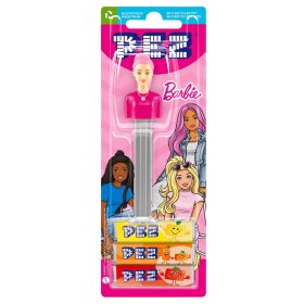 Dispenser Barbie Purple Hair – Meyve Aromalı Şekerleme Makinesi ve Şekerleme Yedekleri