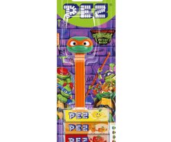 Dispenser Teenage Mutant Ninja Turtles Michelangelo – Meyve Aromalı Şekerleme Makinesi ve Şekerleme Yedekleri