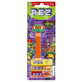 Dispenser Teenage Mutant Ninja Turtles Michelangelo – Meyve Aromalı Şekerleme Makinesi ve Şekerleme Yedekleri