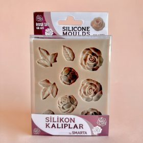 Smarta Silicone Moulds Silikon Epoksi ve Polimer Kil Kalıbı ROSE SET