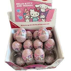 Hello Kitty and Friends Sütlü Çikolatalı Sürpriz Yumurta 20 gr – 12 Adet